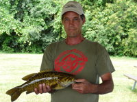 Rian Yates and his catch